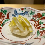 眞善美 - 剣先烏賊　月光百合根　黄韮　炒め