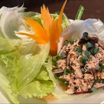 Minced Meat Asian Salad