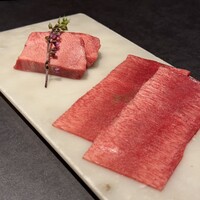 牛の達人 GINZA - 鹿児島黒牛タン2種（タン元、タンしゃぶ）