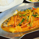 Whole Fried Horse Mackerel (Sambal or Curry or Soy Sauce)