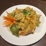 Stir-fried Curry Coconut Blue Crab
