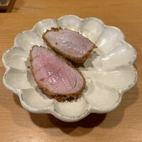 浅草じゅうろく - 群馬赤城ポークのヒレカツ（おまかせコースの一品）2024.9