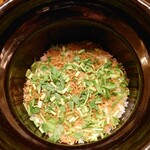 是しん - 御飯物(せりとちりめん)