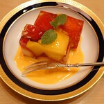 是しん - 水物(いちごとマンゴーゼリー)