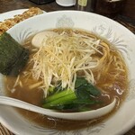 風の子ラーメン - しょうゆラーメン+ネギ+味玉