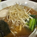 風の子ラーメン - しょうゆラーメン+ネギ+味玉