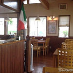 イル・ターボロ - めちゃ旨！2014.6.9(月)14時25分 トマトソース系ロースハムとモッツァレラチーズのピッツァランチ1080円 (^_^)v