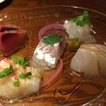 Bisutoroemuiaru - 鮮魚のカルパッチョ