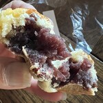 御菓子司 東海 - レーヅン饅頭、粒あんですがややこし餡寄り。