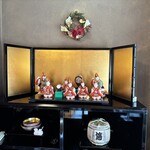 豆の花とうふ料理 - 部屋の中も1月の装い