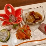 海のホテル島花 - 季節のオードブル5種
