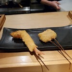 お出汁で食べる串かつと釜めしの専門店 ぎん庵 - 