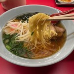 南海飯店 - Ｃセットのラーメンの麺