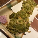 ととちゃんぷる - アオサの天ぷら