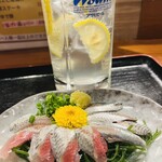 やどかり - イワシ刺