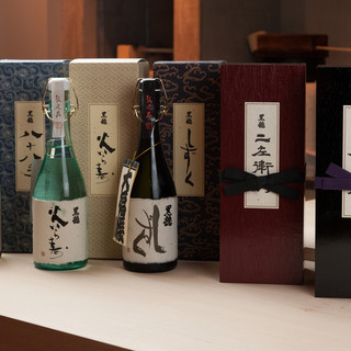 We have a wide variety of Japanese sake.