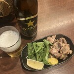 立ち呑み くにし - 鶏特上ハラミ塩焼き