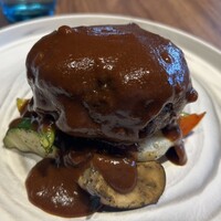 GINZA ONO Gratia -Smoke Dining- - 薪焼きハンバーグ