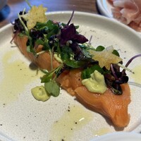 GINZA ONO Gratia -Smoke Dining- - サーモンカルパッチョ