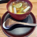 蕎麦切り あなざわ - 鴨汁蕎麦切り膳大盛