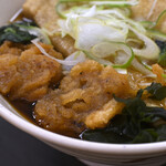 立ち喰いそばうどん 松石 - きつねそば＠税込490円＋松ゲソ2個＠税込160円