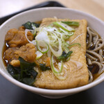 立ち喰いそばうどん 松石 - きつねそば＠税込490円＋松ゲソ2個＠税込160円