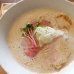 麺屋 げんでん - 鶏白湯そば♪(醤油)