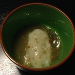 夕凪橋 多古安 - 鱧蒸物（鱧に山芋をのせて蒸し、とろみをつけたダシをかけています。）