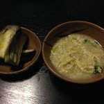 夕凪橋 多古安 - 雑炊・香の物