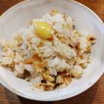 釜めし菜時記 さき亭 - 貝づくしの釜めし（アップ）