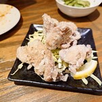 広島府中焼き＆鉄板焼き KENTA - 2025年1月　鶏皮の唐揚げ