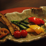 まるだ。 - 旬のお野菜が入れ替わります♪　色々お野菜のグリル焼きです♪