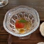 BISTRO ENFOURNER - 「プチトマトのマリネ ジュレ添え」