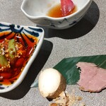 中国菜 ARATA - 前菜(少し食べてしまいました)