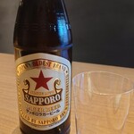 Ramen Rouge - 瓶ビール赤星