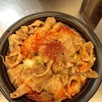 麺創研かなで 紅 - 紅ラーメン　バラ肉ダブル