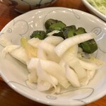 とんかつ河 - お新香