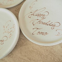 記念日やお誕生日、お祝い事のサプライズプレート