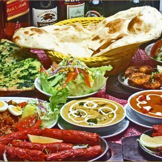 食べ放題＆飲み放題で楽しむインドの味とお酒◎