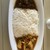 CAFE DE MOMO - 料理写真:コンビカレーのM。ビーフカレーと野菜ミックスカレーのあいがけ。ライスは結構大盛り。