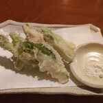 季つね - 蕾菜天ぷら