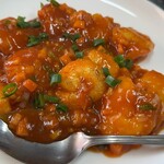 中華料理 天心 - チョイスメニューからエビチリソースをオーダー