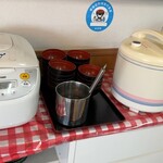 中華料理 天心 - 炊飯器にはスープやチャーハンが