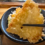 かしわ - かしわ天箸上げ