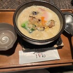 麺匠の心つくし つるとんたん 宗右衛門町店 - 石焼カルボナーラ