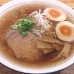 麺屋 玖 - あじ玉らーめん　700円