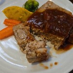 キッチン ブルー グローブ - 更にハーフカット