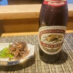 旬彩鮨遊膳 よしかわ - お通し耳イカと菜の花