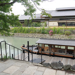 Hoshi Noya Kyouto - 屋形船の乗り場です。