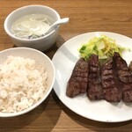 牛たん料理 閣 - 牛たん定食・４枚